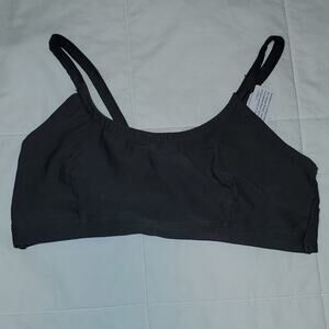 𝅺LAmade small grey bra with twist knot back